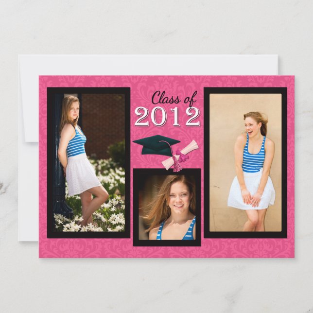 Invitación Clase de 2012 DESPLIEGUE de graduación para 2013 (Anverso)