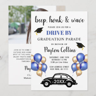 Invitación Clase de 2023 CONDUCCIÓN POR PHOTO Graduation Part