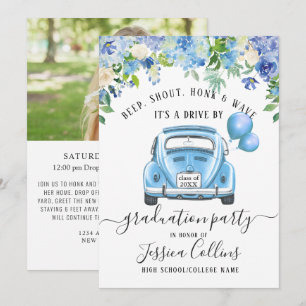 Invitación Clase de 2024 CONDUCCIÓN POR PHOTO Graduation Part