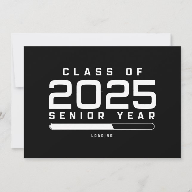 Invitación Clase de 2025 Senior Loading Senior 2025 (Anverso)