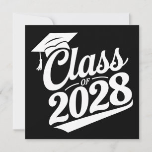 Invitación Clase de 2028 Orgulloso Graduado Graduación