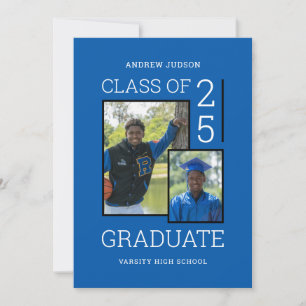 Invitación Clase De 24 Fotografía Casa Abierta De Graduación 