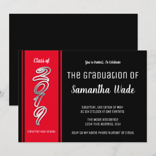 Invitación Clase de bachillerato o graduación universitaria d