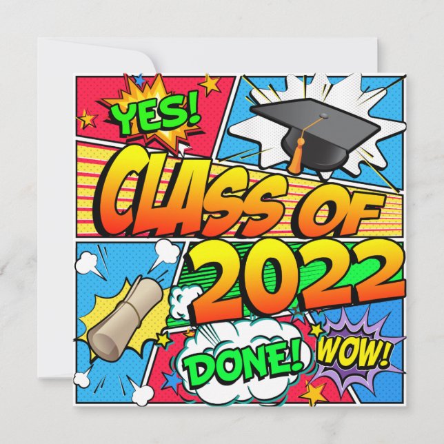 Invitación Clase de cómic de 2022 (Anverso)