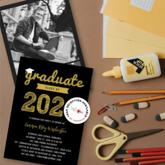 Invitación Clase de Dibujo de Graduados 2026 3 Foto Fiesta de