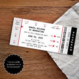 Invitación Clase de entradas de conciertos de 2025 Graduación