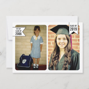 Invitación Clase de graduación de 2019 Comenzando a terminar 