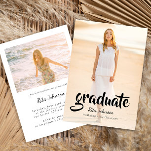 Invitación Clase de Graduación de Educación Secundaria Fotogr