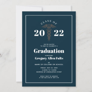 Invitación Clase de Graduación de Enfermeras Modernas de 2022