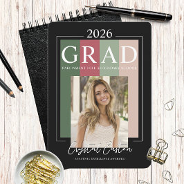Invitación Clase de Graduación de Fotografía Moderna 2026