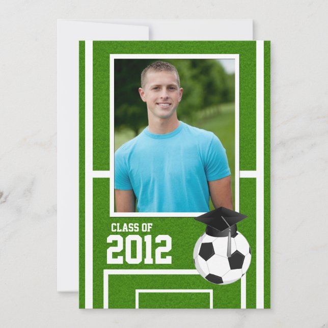 Invitación Clase de graduación de fútbol 2012 (Anverso)