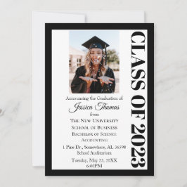 Invitación Clase de Graduación de Photo College 2023