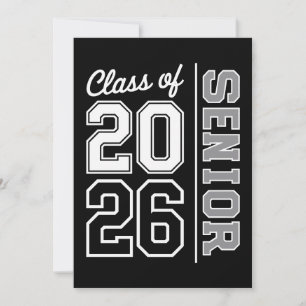 Invitación Clase de graduación de último año de 2026 26 Gradu