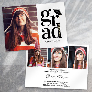 Invitación Clase de Graduación Multifotografía GRAD 2024
