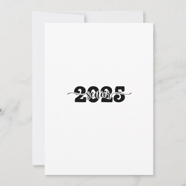 Invitación Clase de Graduación Superior de 2025 (Anverso)