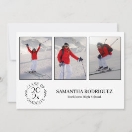 Invitación Clase De Graduados 3 Foto Fiesta De Graduación Bla