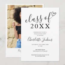 Clase de guión Fiesta de graduación con foto del c