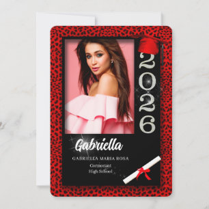 Invitación Clase de impresión de chita roja de 2025 Invitat d
