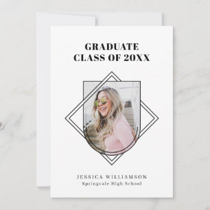 Invitación Clase de insignia de foto mínima para la fiesta de