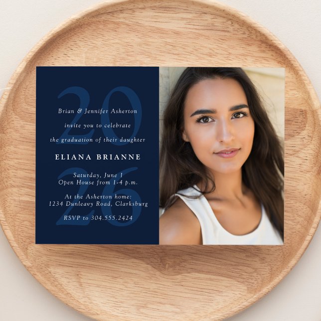 Invitación Clase de la fiesta clásica de graduación de fotos  (Subido por el creador)