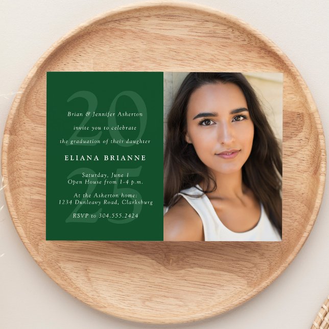 Invitación Clase de la fiesta clásica de graduación de fotos  (Subido por el creador)