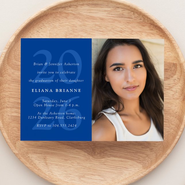 Invitación Clase de la foto clásica de la fiesta de graduació (Subido por el creador)