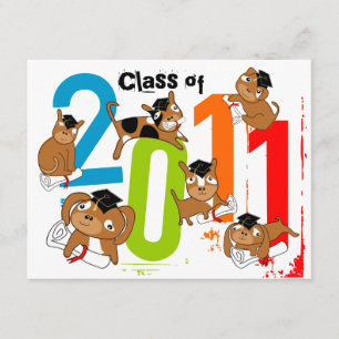 Invitación Clase de la graduación del perrito 2011 de la