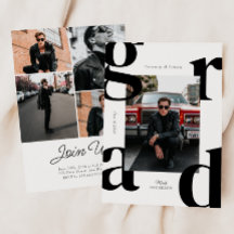 Clase de tipografía moderna y audaz de 2024 Gradua