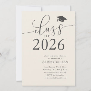 Invitación Clase del Partido de Graduación de Crema 2025