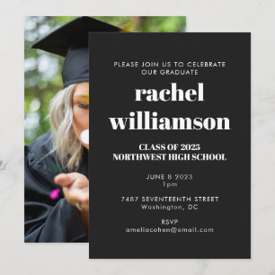 Invitación Clase del Partido de Graduación Fotográfica de 202