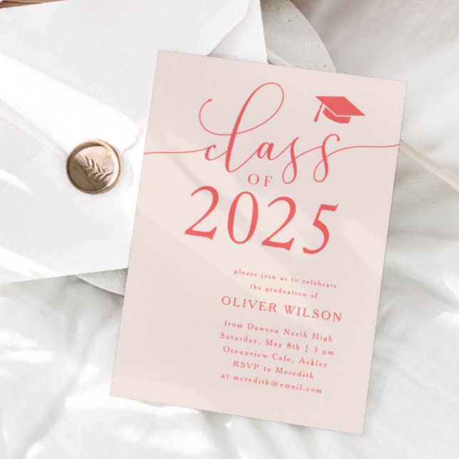 Invitación Clase del Partido de Graduación Rosa de 2025 (Subido por el creador)