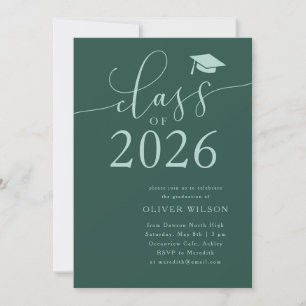Invitación Clase del Partido Verde de Graduación 2025