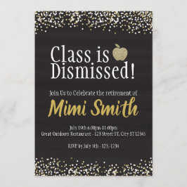 Invitación Clase Dispensada Jubilación de Maestros