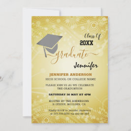 Invitación Clase elegante de 20XX, Foto, graduación de topper