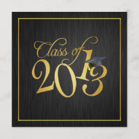 Clase enrrollada del negro y del oro de 2013