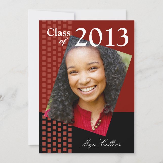 Invitación Clase fresca intrépida del fiesta 2013 de la foto (Anverso)