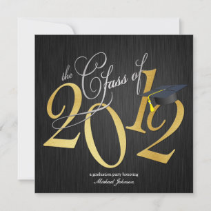 Invitación Clase Funky de 2012 Invita (plata/oro)