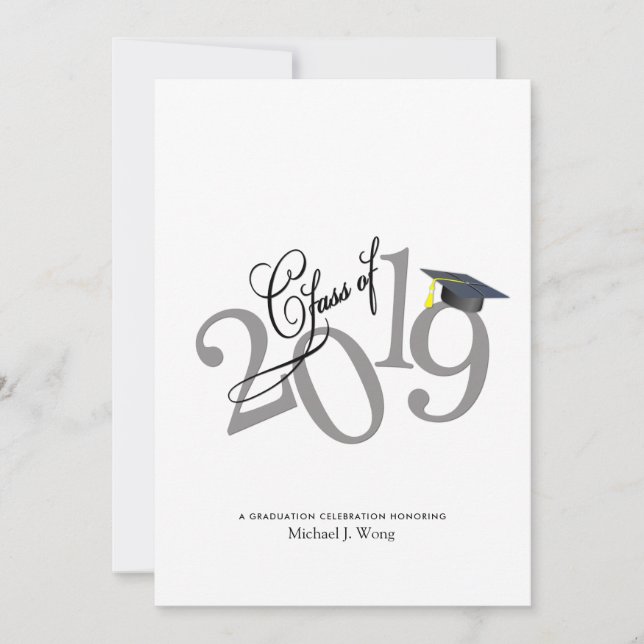 Invitación Clase Funky de Graduación 2019 (Anverso)