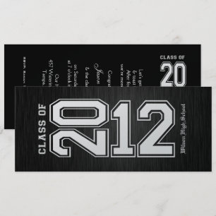 Invitación Clase Metálica de Plata 2012 invita a la graduació