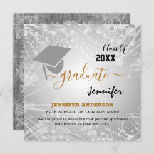 Clase moderna de 20XX, foto, graduación de topper