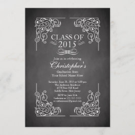 Invitación Clase moderna de la fiesta de graduación 2015