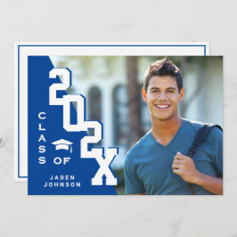 Invitación Clase moderna del Partido de Graduación de FOTO Gr