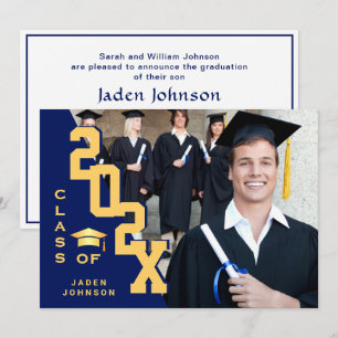 Invitación Clase moderna del Partido de Graduación de FOTO Gr