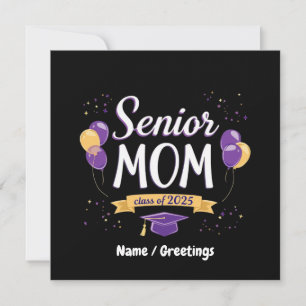 Invitación Clase personalizable de mamá orgullosa de la promo