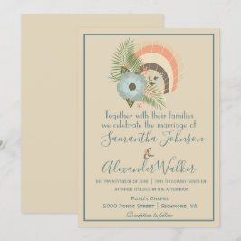 Invitación Clase Tropical Seashell