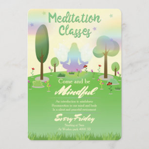 Invitación Clases de meditación