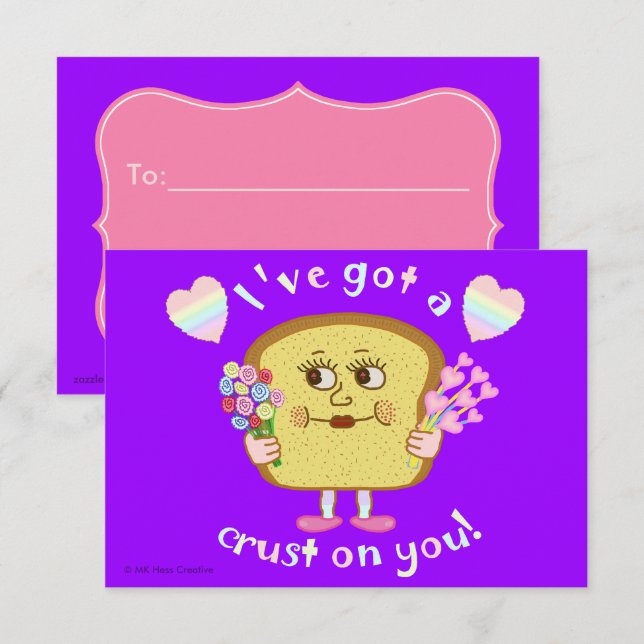 Invitación Clases para niños de San Valentín (Anverso / Reverso)