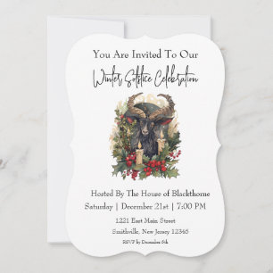 Invitación clásica a Yule de Cabra