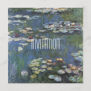 Invitación clásica de Art Monet