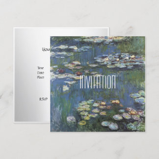 Invitación clásica de Art Monet
